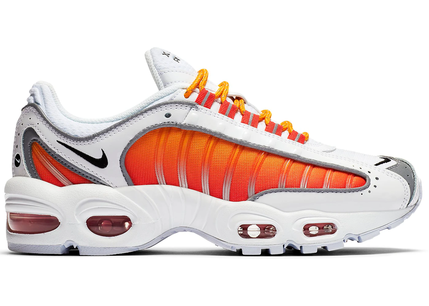 Nike Air Max Tailwind 4 White University Gold Habanero Red Women s
