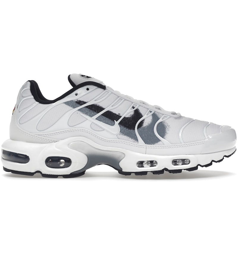 White Air Max Plus Spray ✓ Nike Air Max Plus Spray Paint Swoosh