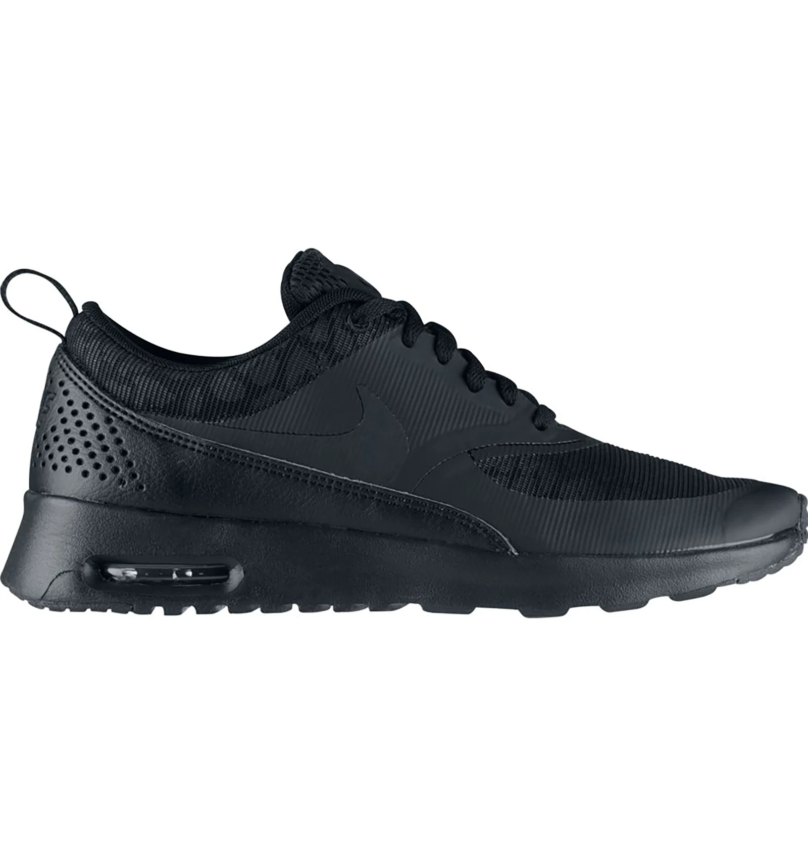 Air max thea flyknit women's black sale