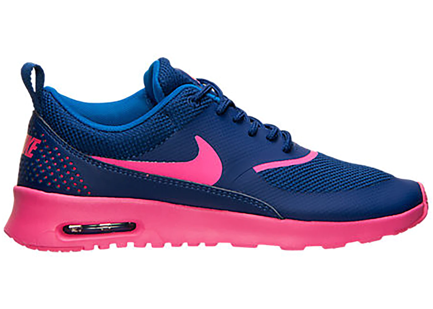 Representar Practicar senderismo Ewell Nike Air Max Thea Deep Royal Blue Hyper Pink (Women's) - 599409-405 - US