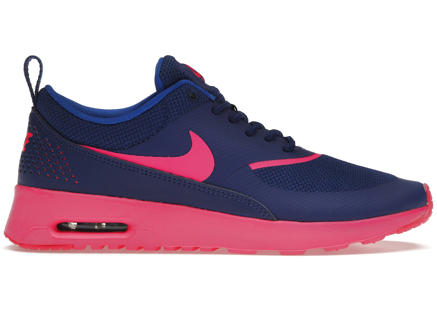 Sneaker Shoes Nike Air Max Thea Pink And Blue Women's Shoes Nike