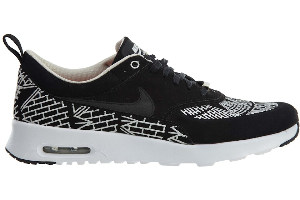 Nike air max thea white and black walking Clearance