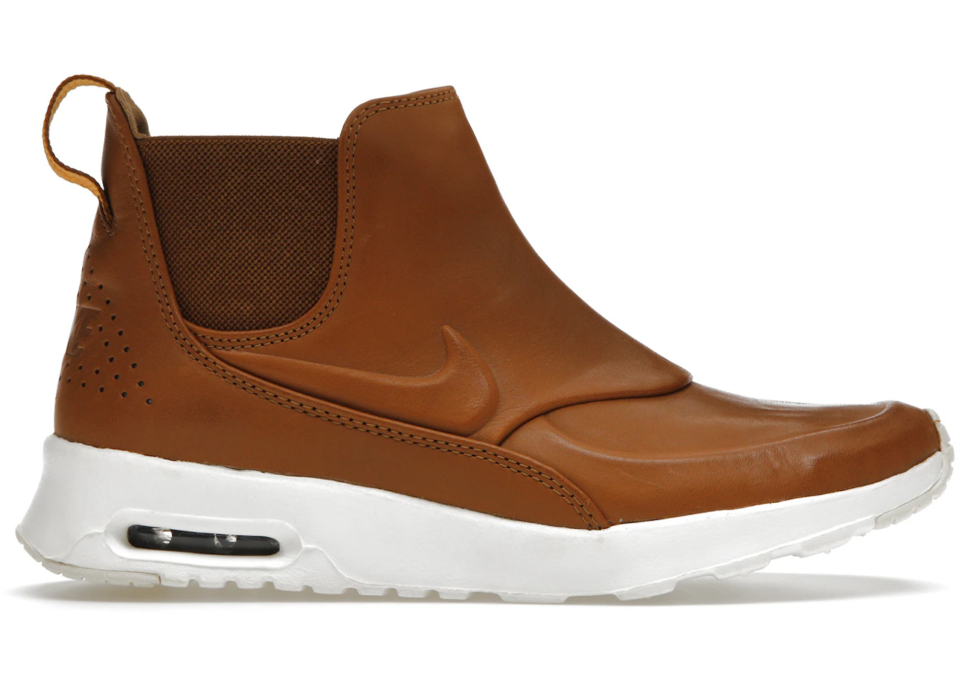 Nike air max thea leather sneakers tan Clearance