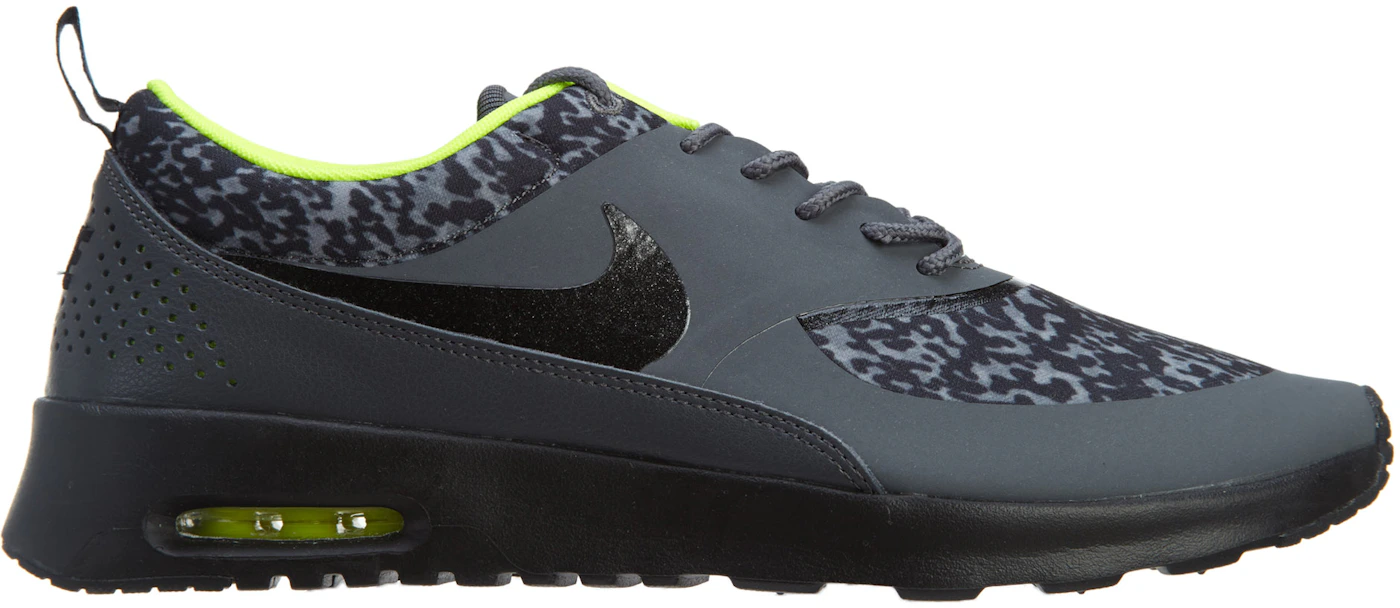 Ontvangst Van hen zonsopkomst Nike Air Max Thea Print Dark Grey Black-Volt (Women's) - 599408-006 - US