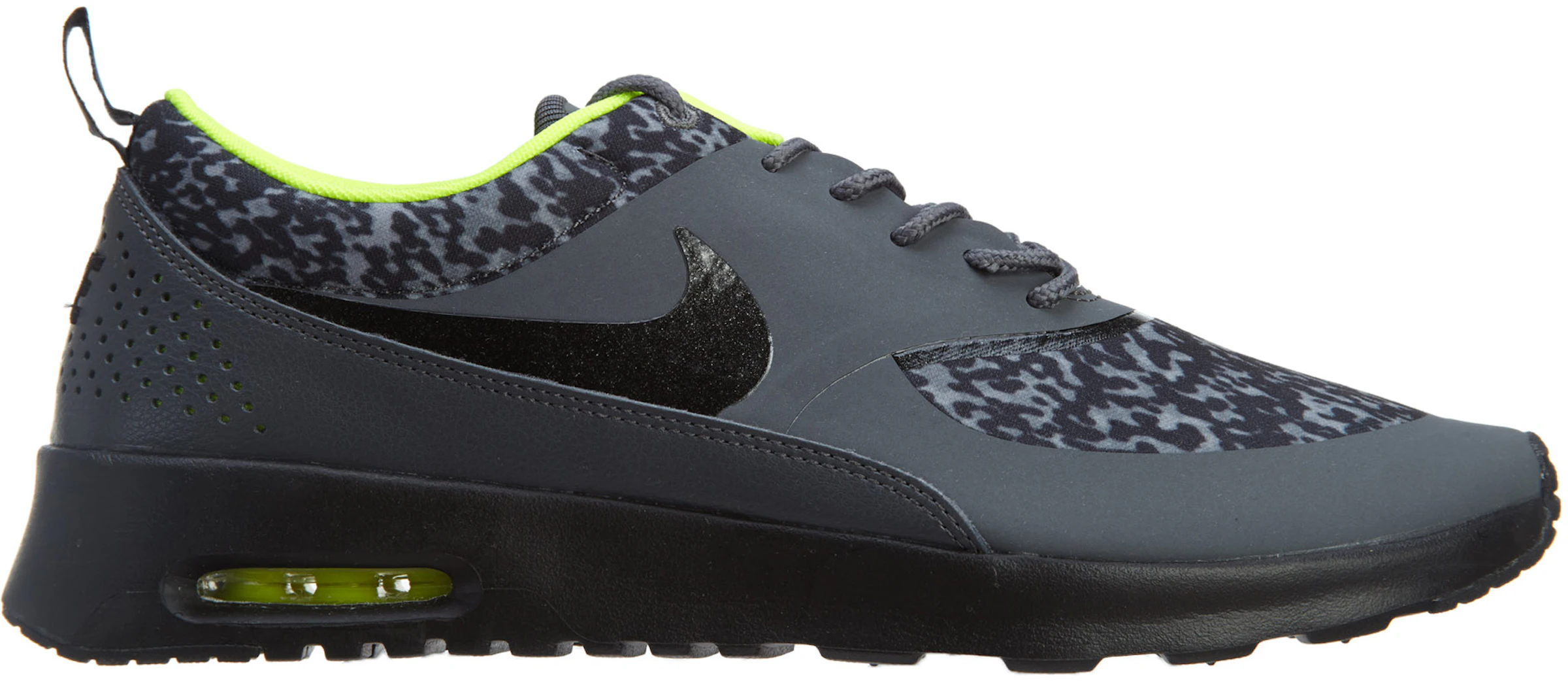 financiero pómulo su Nike Air Max Thea Print Dark Grey Black-Volt (W) - 599408-006 - ES