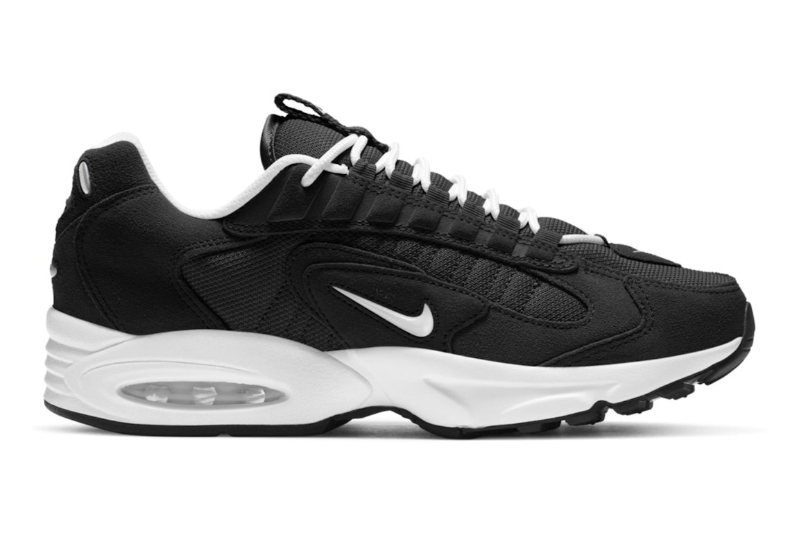Pre-owned Nike Air Max Triax Le Black Suede In Black/white