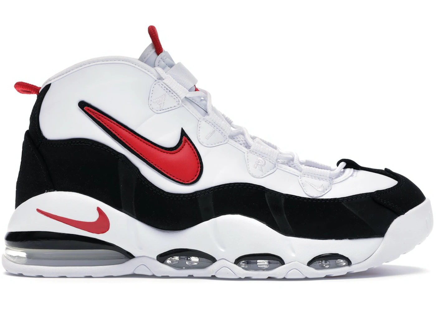 Nike Air Max Uptempo 95 White Red Black Men s CK0892 101 US