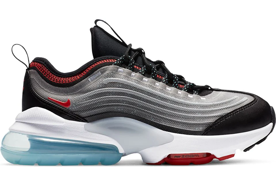 Nike Air Max ZM950 White Black Chile Red GS