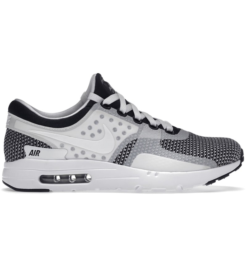 Nike Air Max Zero Black White Wolf Grey Men's 876070-005 US