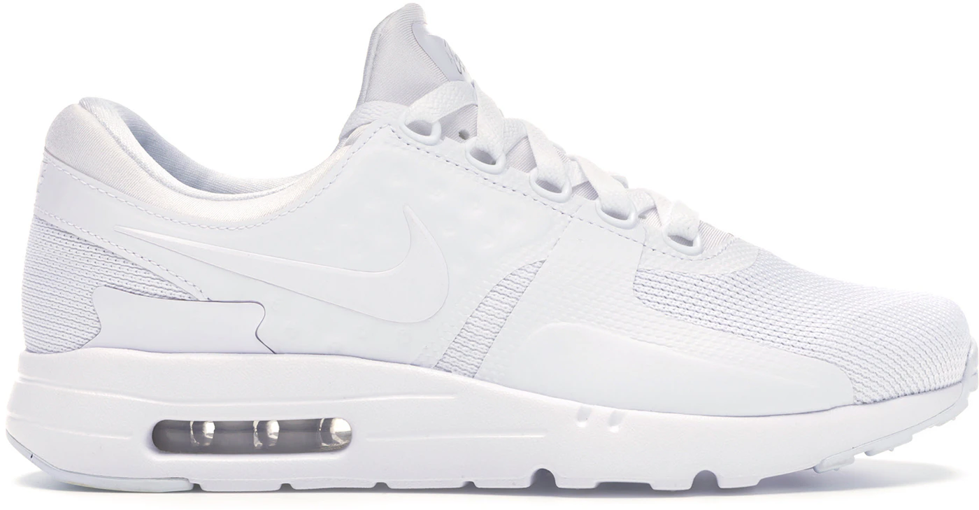 Nike Max Zero Essential White/White-Wolf Grey - -