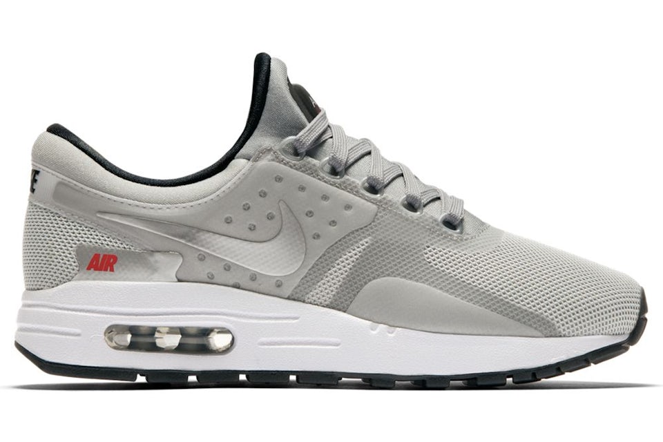 Nike air max zero metallic silver best sale