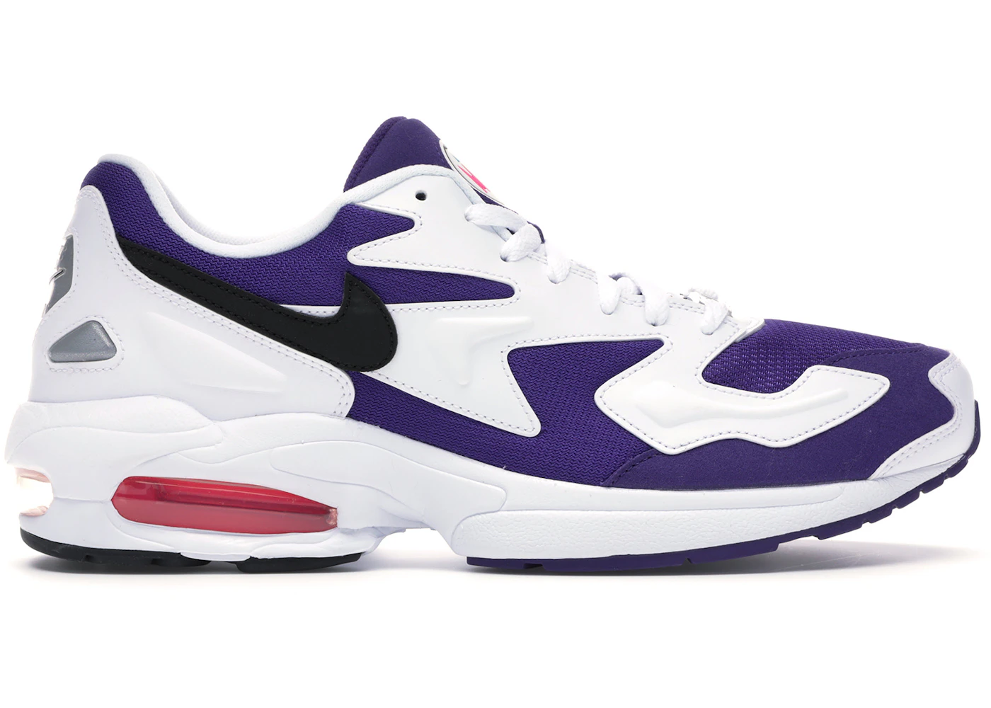 Nike Air Max2 Light White Purple Pink Men's - AO1741-103 - US