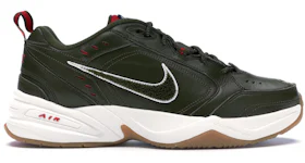 Nike air monarch red 2025 black white