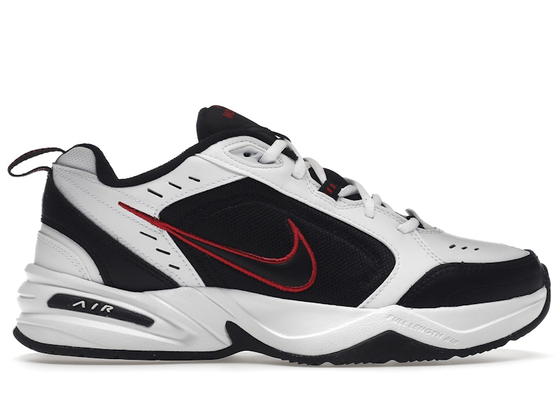 Nike monarch black 2025 white red