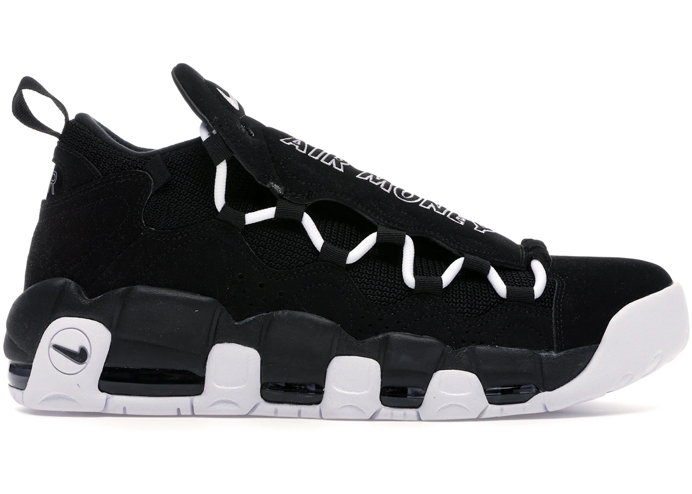 Snkrs Nike Air Money More Nike Air More Money Black White Men's
