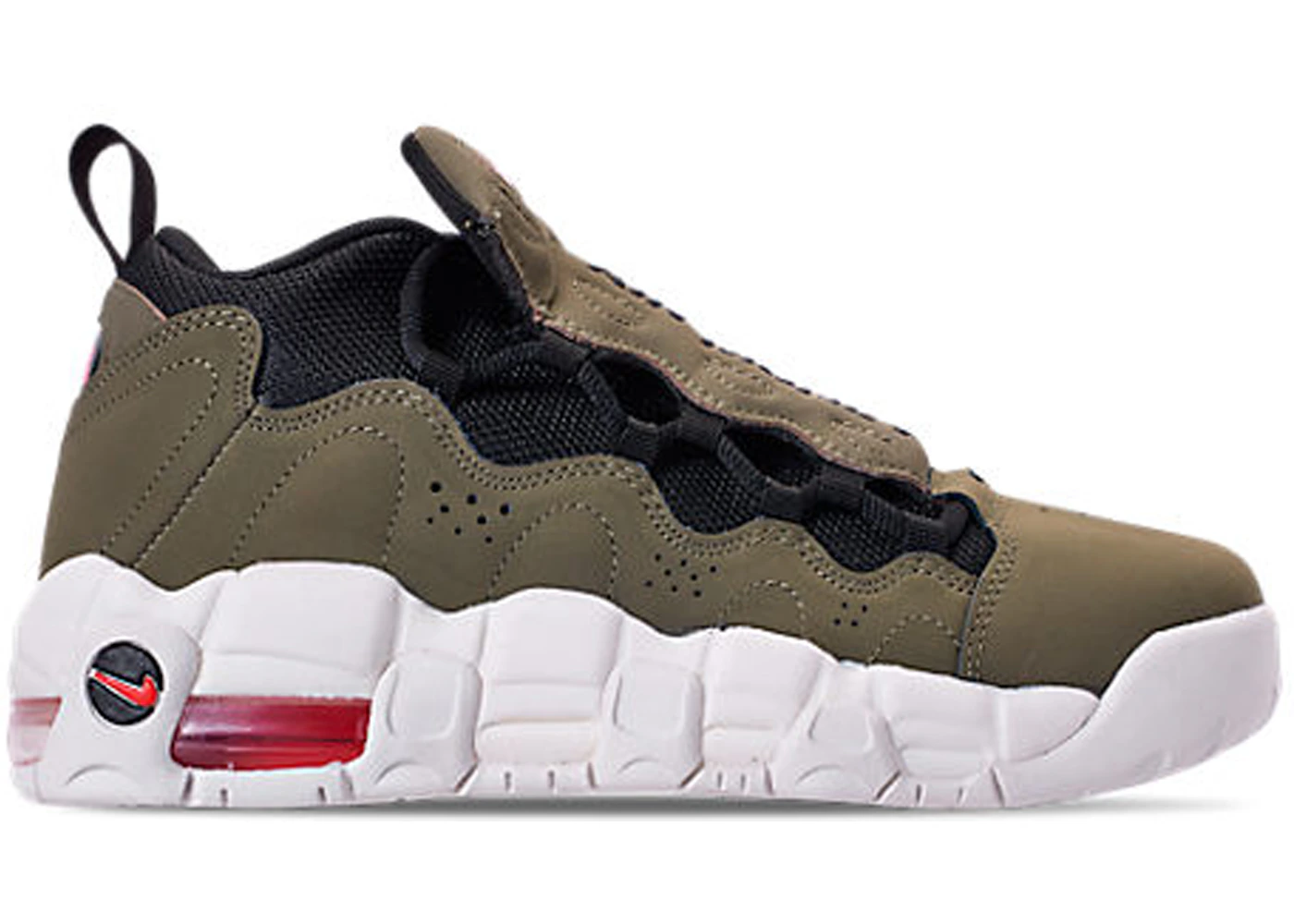 Nike Air More Money Medium Olive GS AH5215 200 US