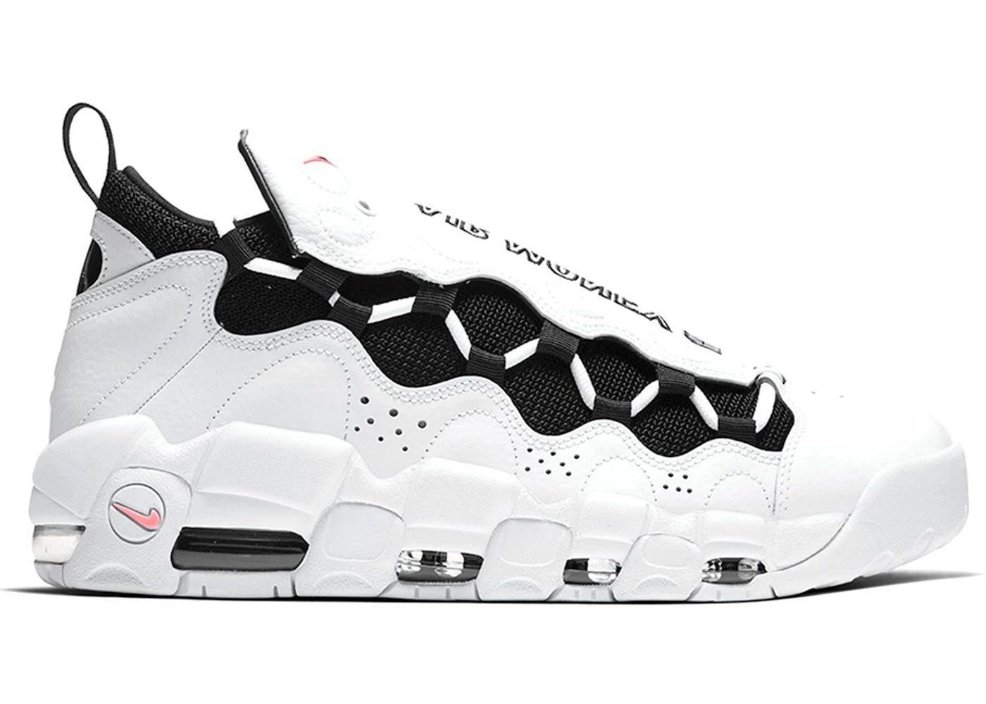 Nike Air More Money White Black Coral Chalk