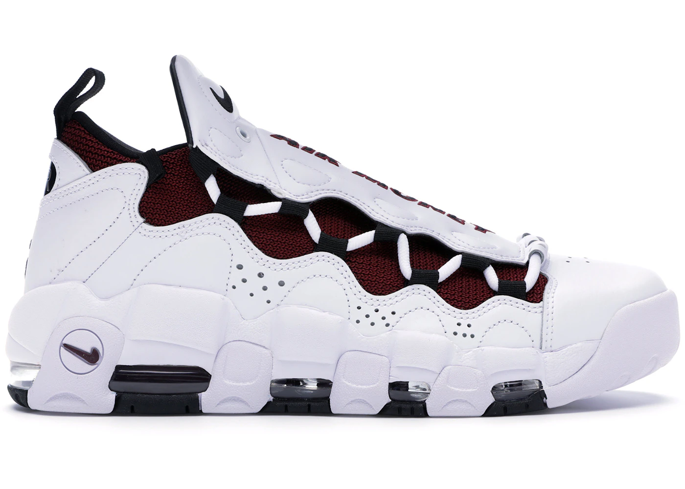 Nike Air More Money White Black Team Red Men's - AJ2998-100 - US