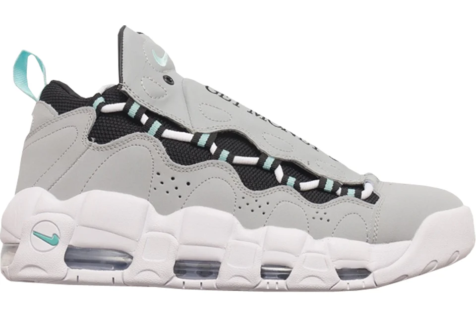 Nike air more money best sale grey