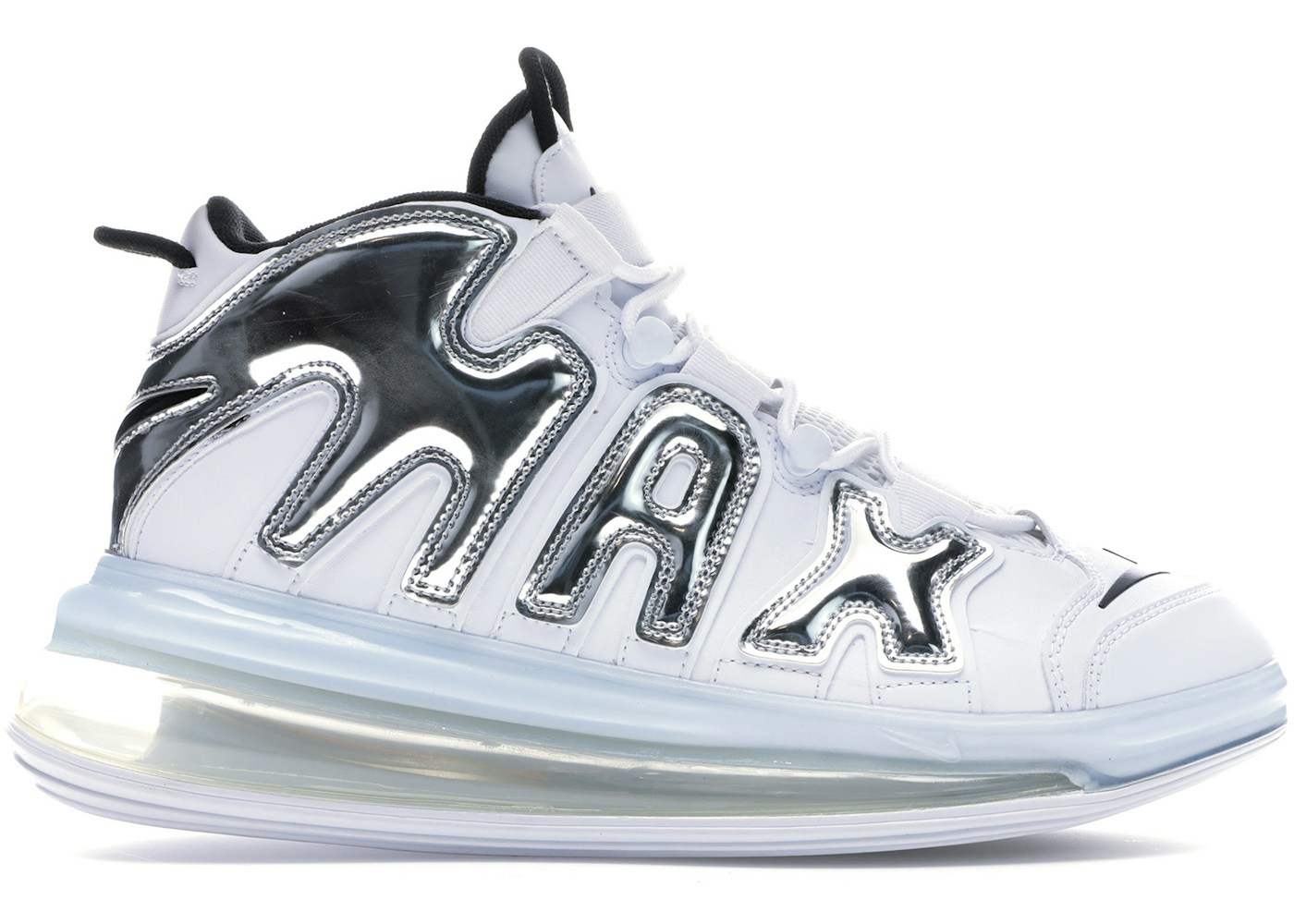 Nike Air More Uptempo 7 White Metallic Silver Bq7668 100 Nike Air More Uptempo 7 White Metallic Silver Bq7668 100