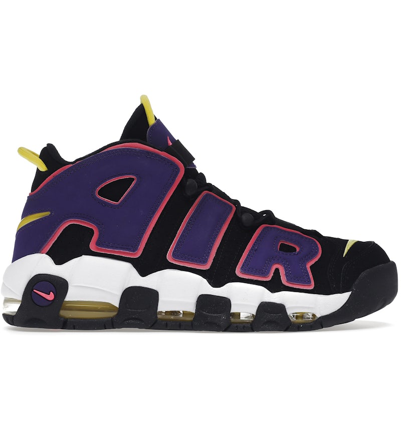 Uptempo Black Purple Nike Shoes Nike Air More Uptempo Grade-School