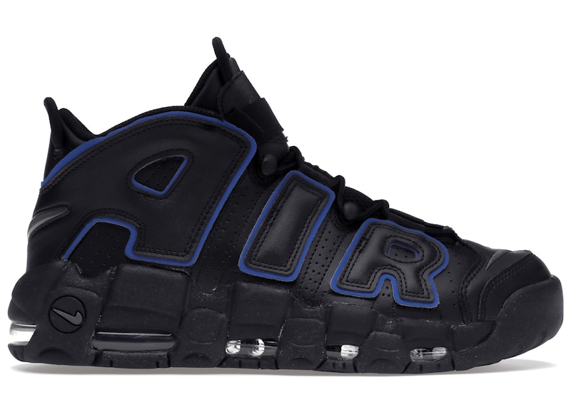 Nike Air More Uptempo 96 Black Game Royal Iron Grey Men's - DV6487