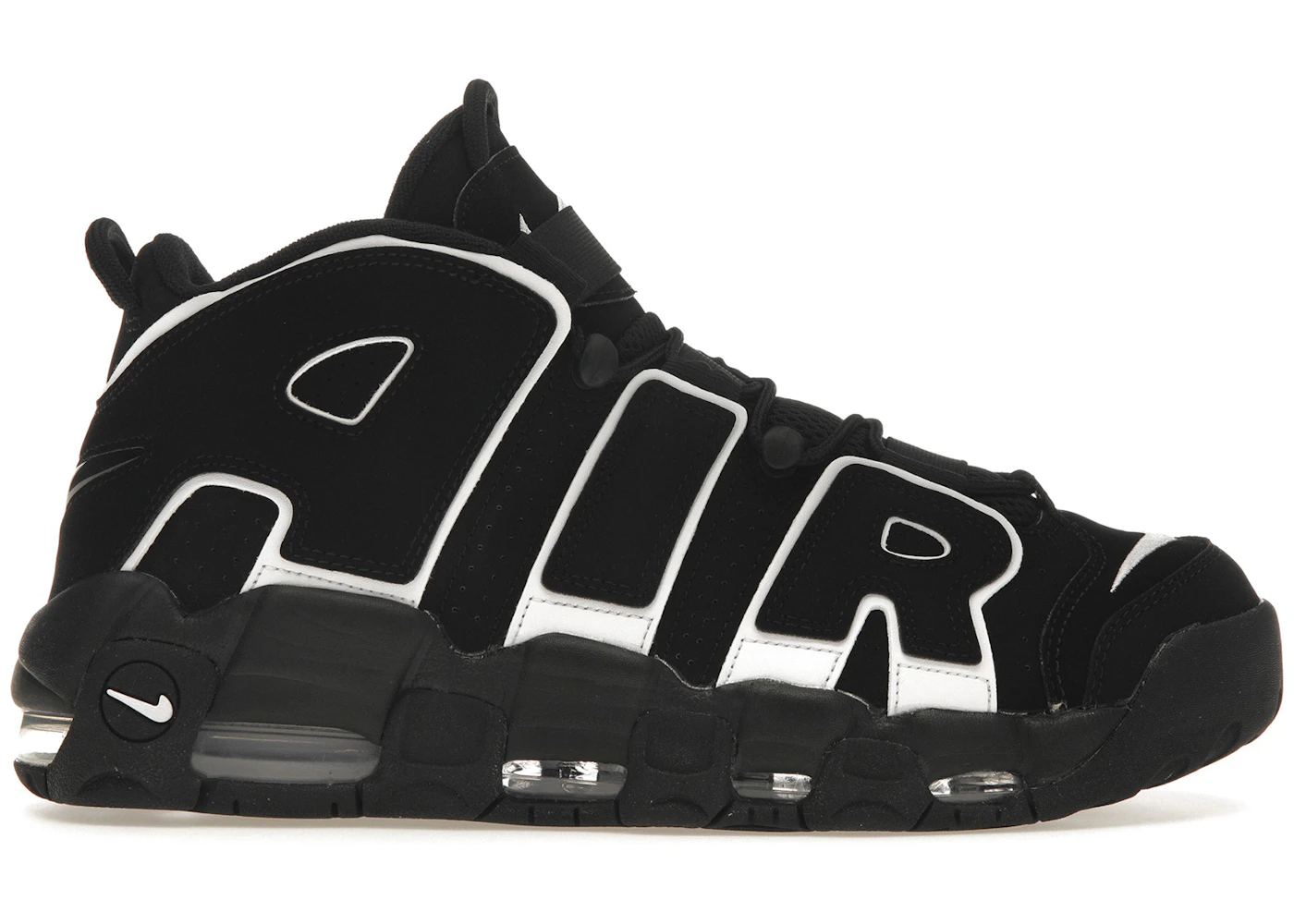 Nike air more uptempo 96 white and black Clearance