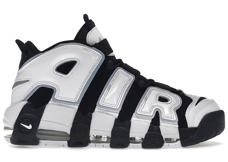 Uptempo nike black and white