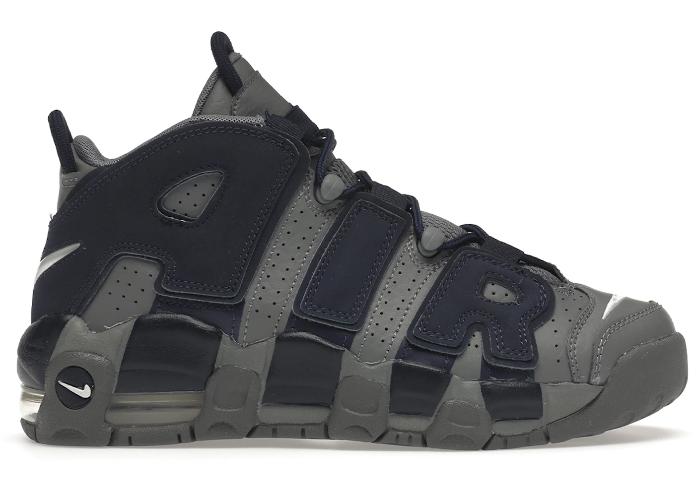 Nike Air More Uptempo 96 Cool Grey Midnight Navy (GS) 415082-009