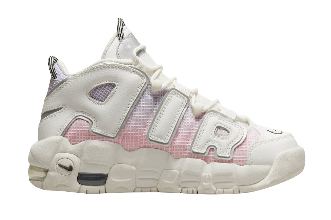 Pre-owned Nike Air More Uptempo 96 Qs Thank You, Wilson (gs) In Sail/light Thistle/pink Foam