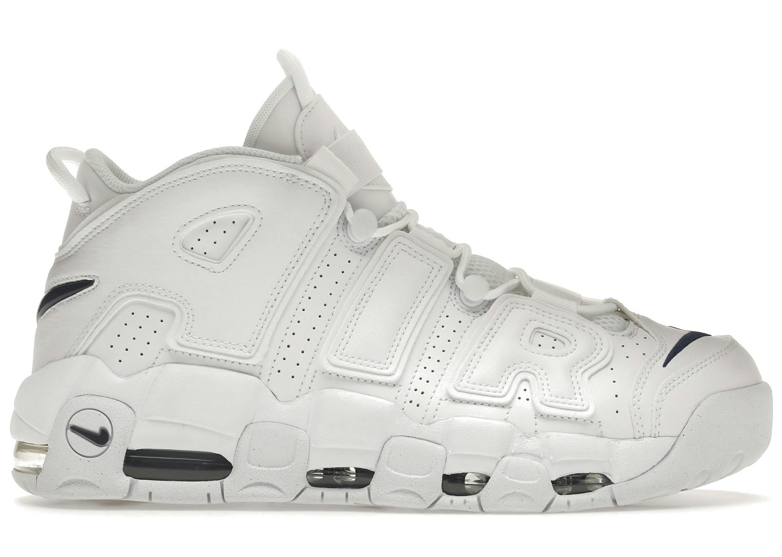 Nike Air More Uptempo 96 White White Midnight Navy - DH8011-100