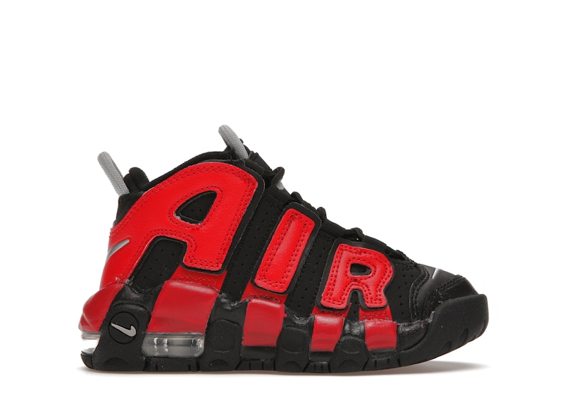 Nike air more uptempo white/black-varsity red sale