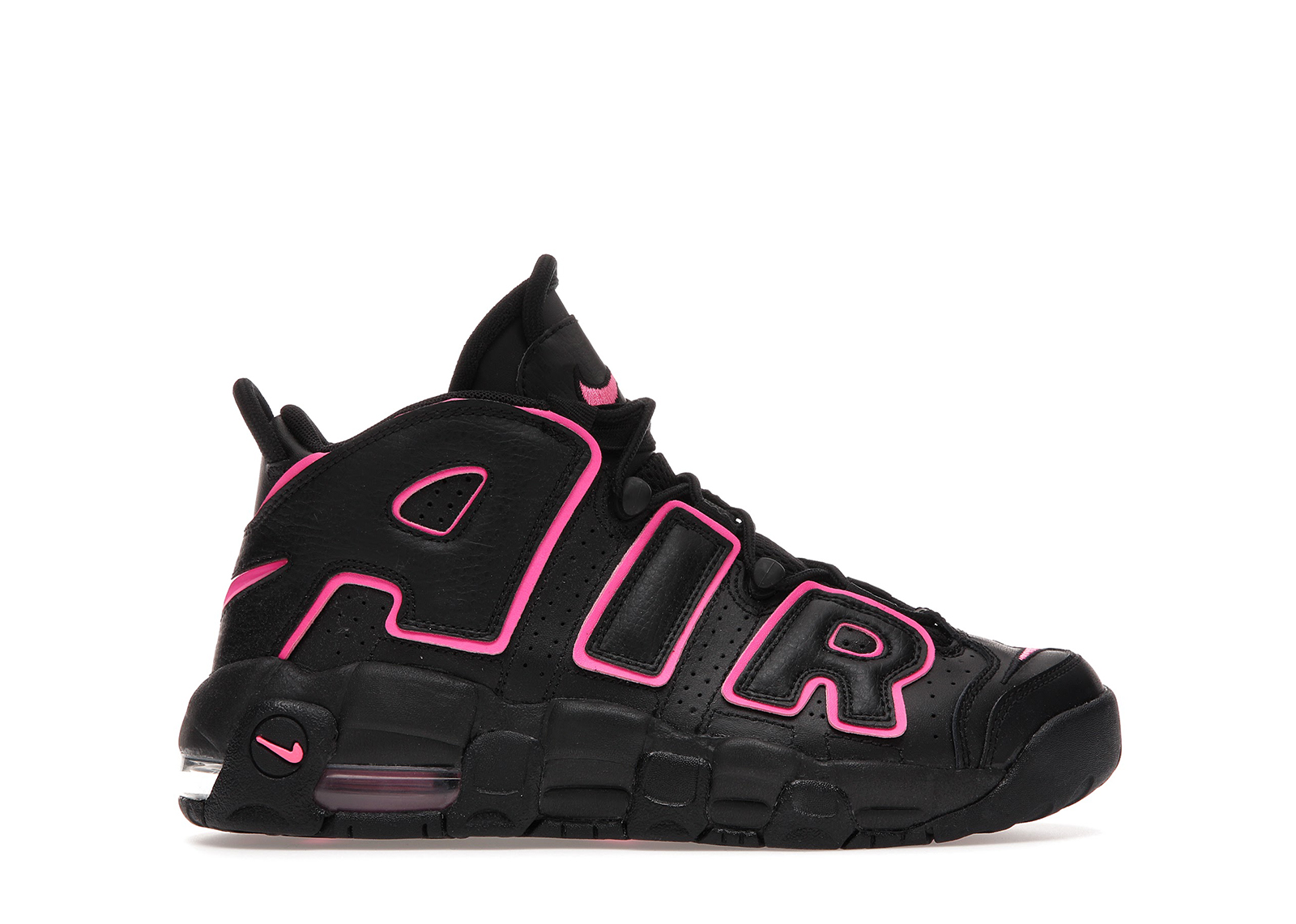 pink and white nike air more uptempo