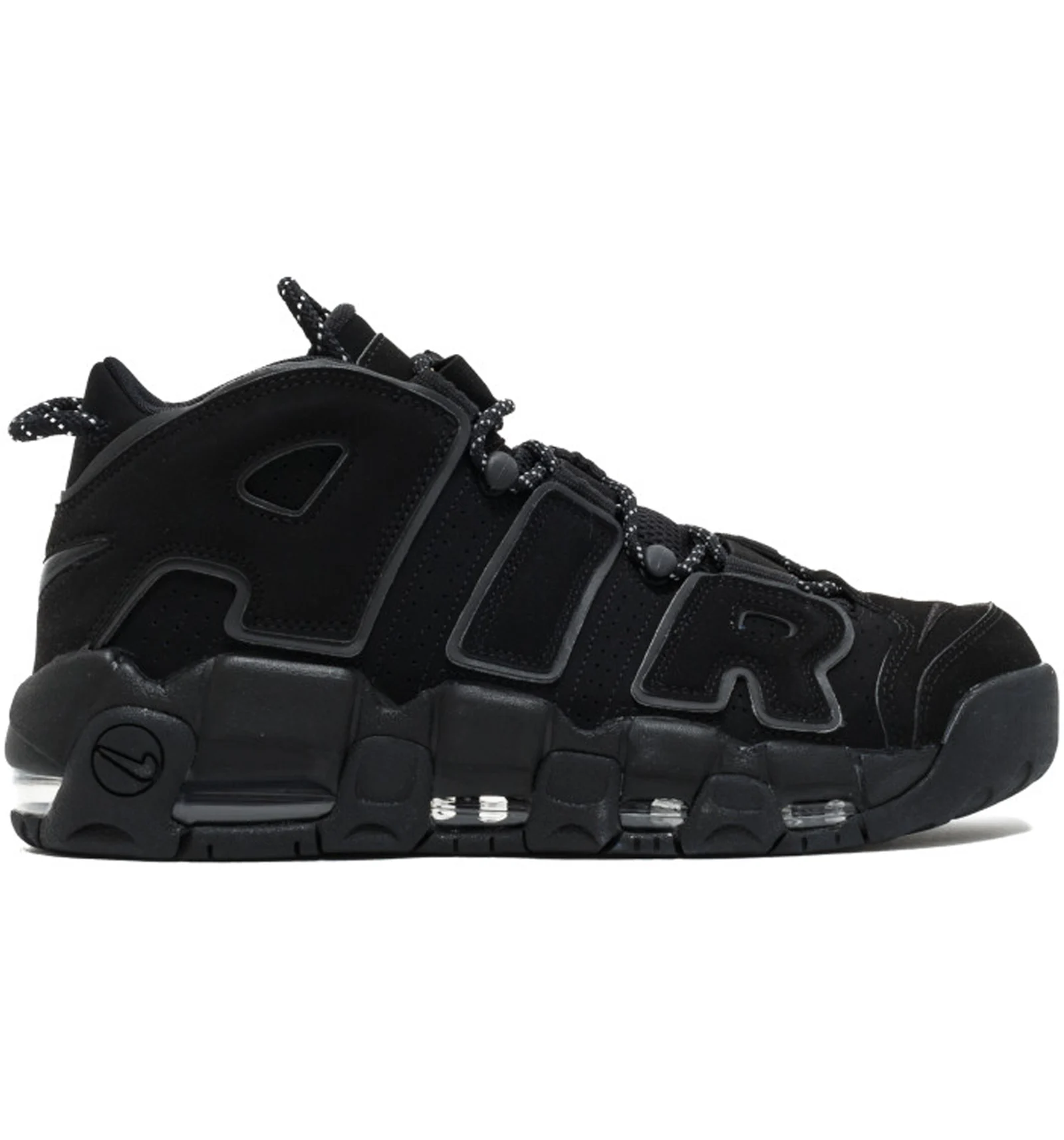Nike air 2025 uptempo black reflective