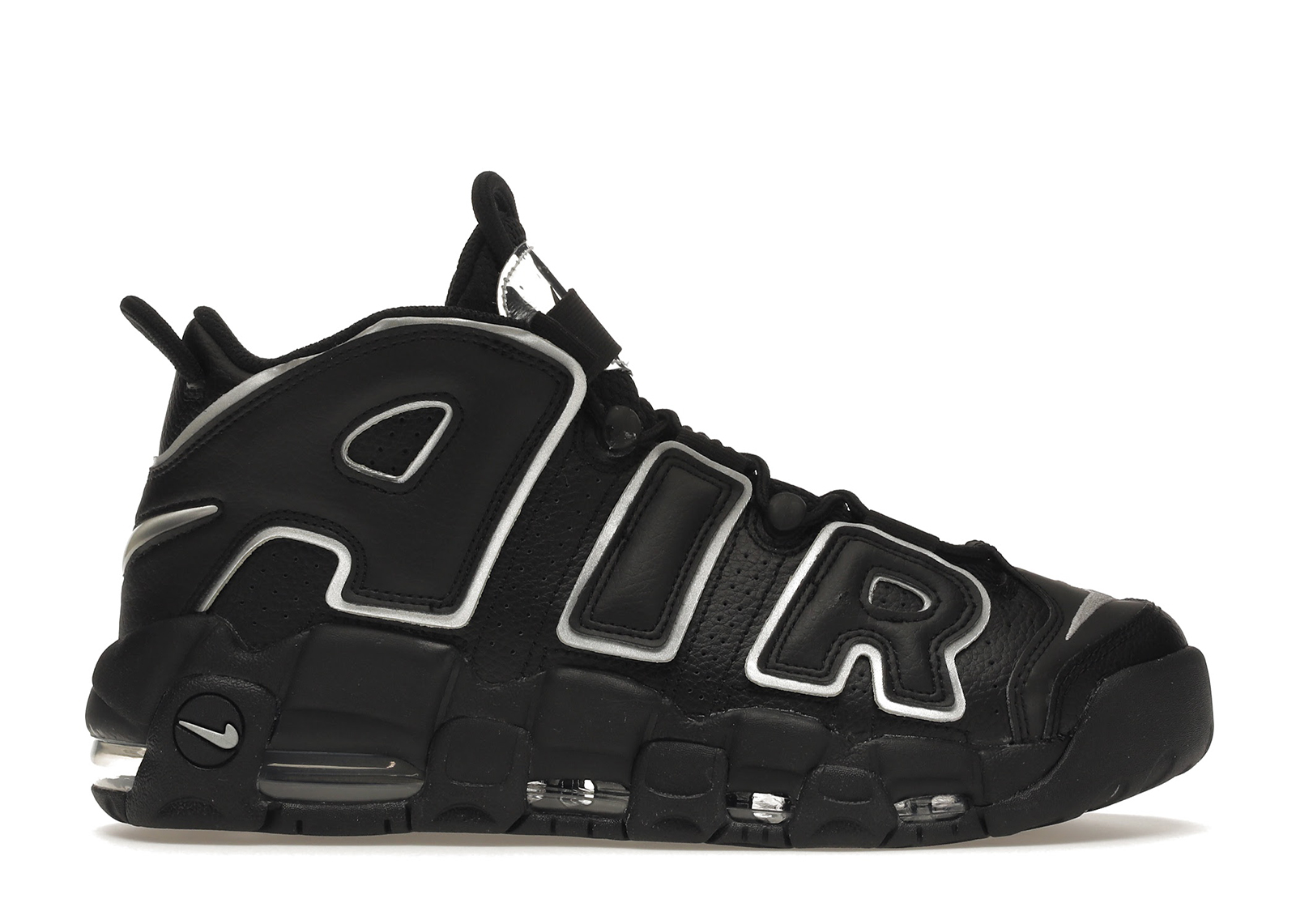 Nike Air More Uptempo Black Silver (Women's) - DQ0839-001 - JP