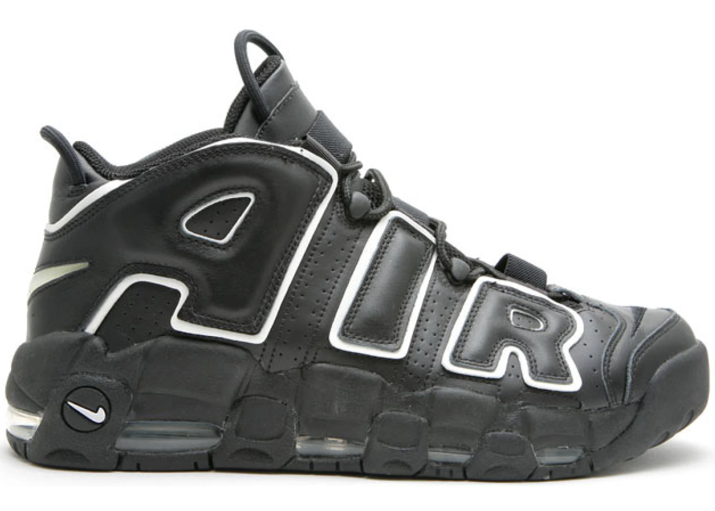 Air uptempo black white Clearance