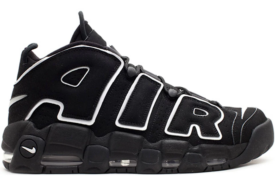 Nike Air More Uptempo Black White 2010 Men s 414962 001 US