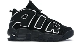Nike uptempo hot sale black gold