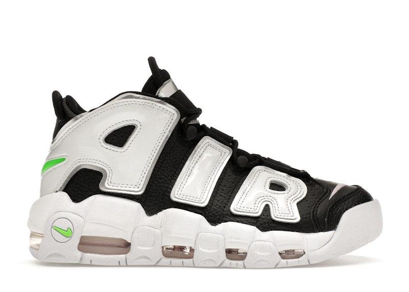 Nike Air More Uptempo Black White Green (Women's) - DN8008-001 - US