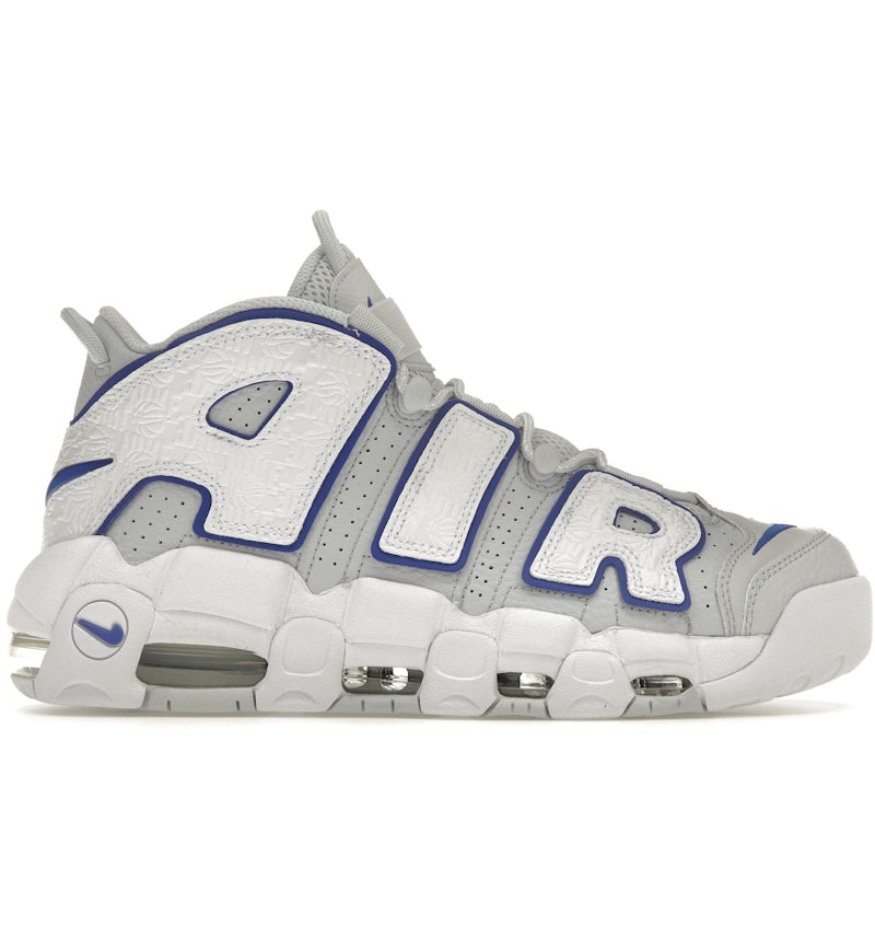 Nike Air More Uptempo Embossed White Royal Blue Men's FD0669-100