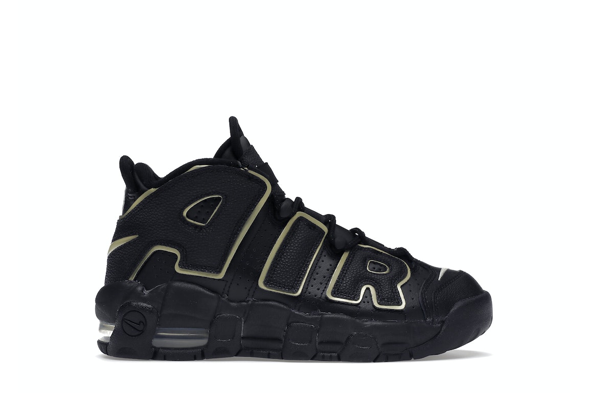 Pre-owned Nike Air More Uptempo France (gs) In Black/metallic Gold