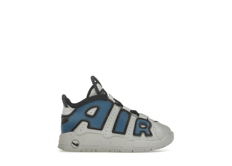 Pre-owned Nike Air More Uptempo Sneakers In Light Iron Ore/industrial Blue/iron Grey