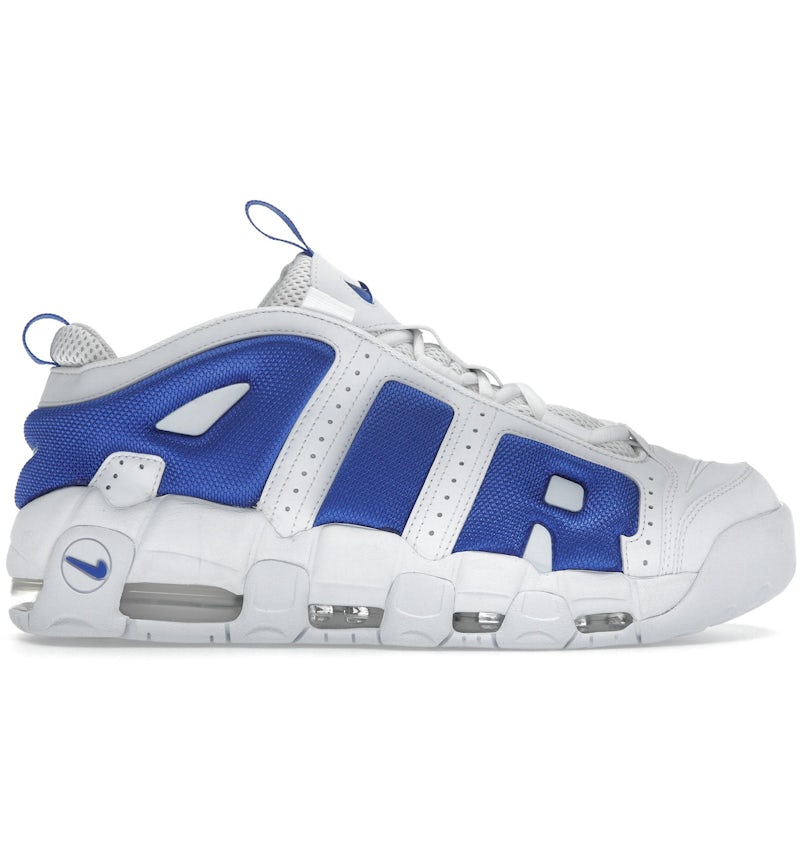 Nike Air More Uptempo Low White Hyper Royal Men's FZ3055-101 US