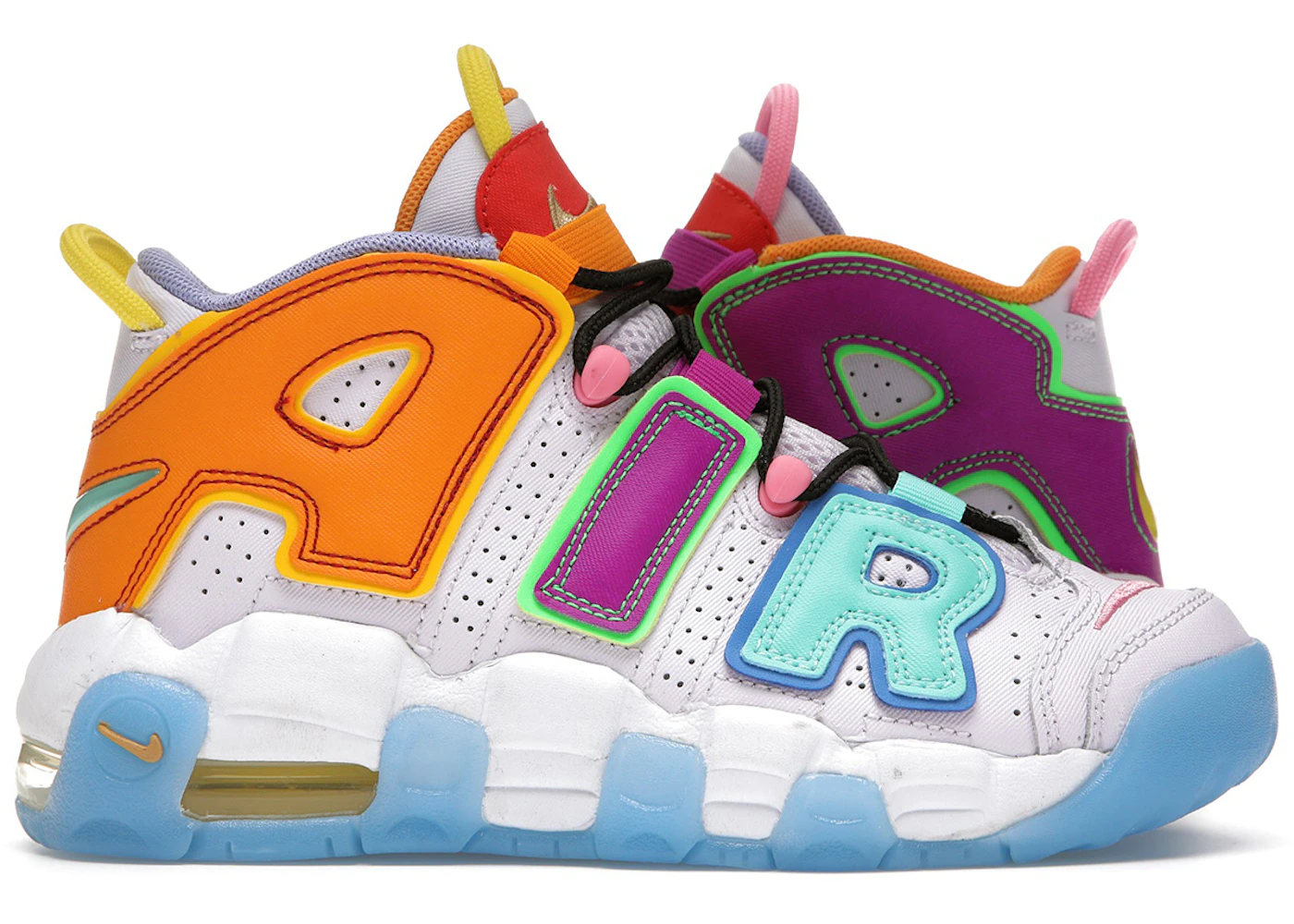Monopoly Generous Both Nike Air More Uptempo Multi-Color (GS) Kids' - DH0624-500 - US