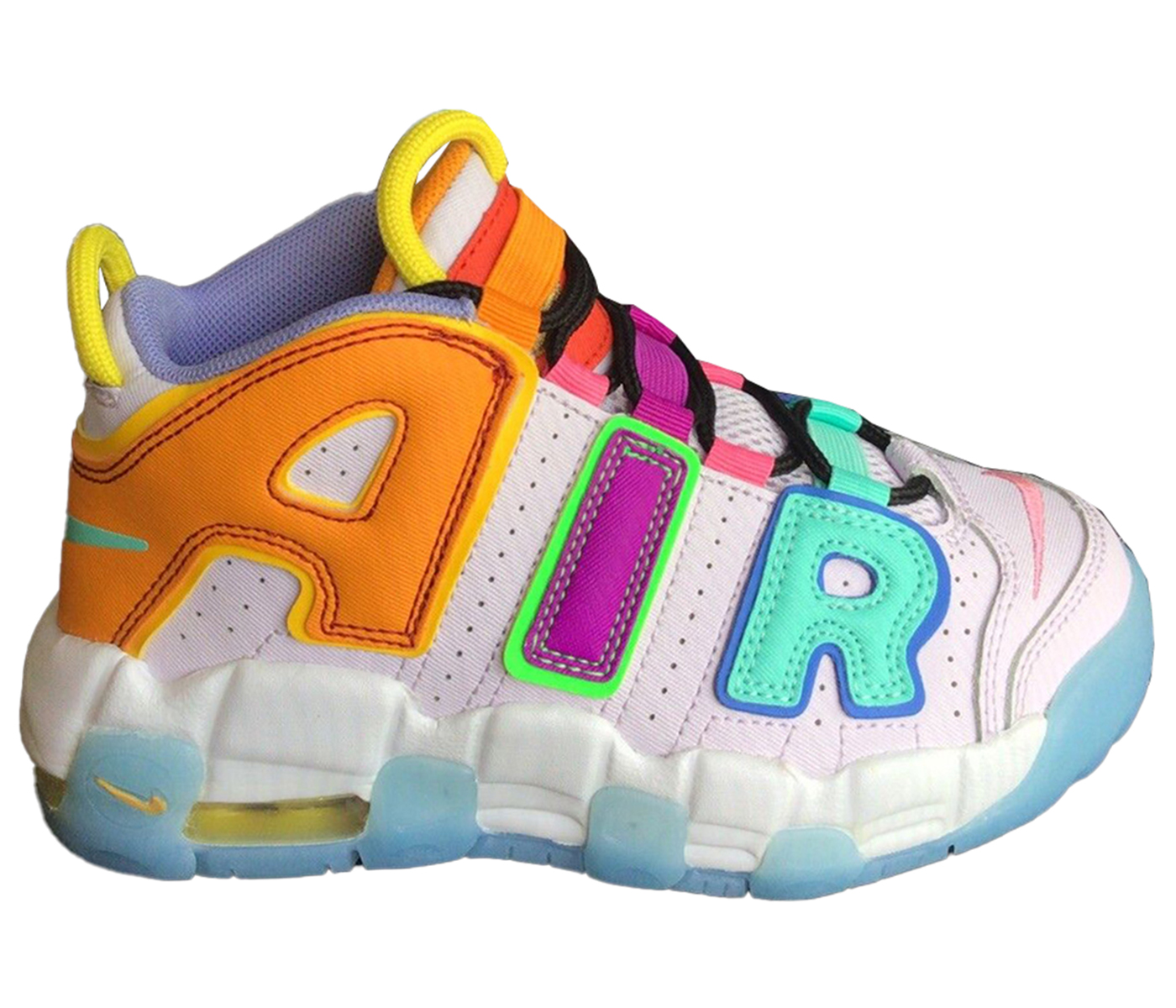Nike Air More Uptempo Multi-Color (PS) Kids' - DH0828-500 - US