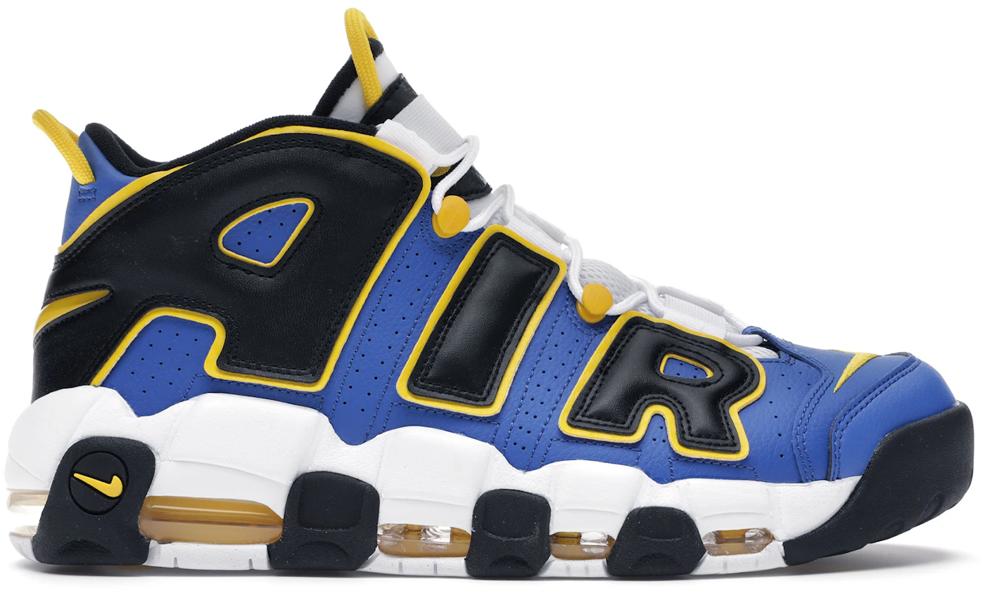 Custom Nike Air More Uptempo White Red Yellow For Sale – Sneaker Hello