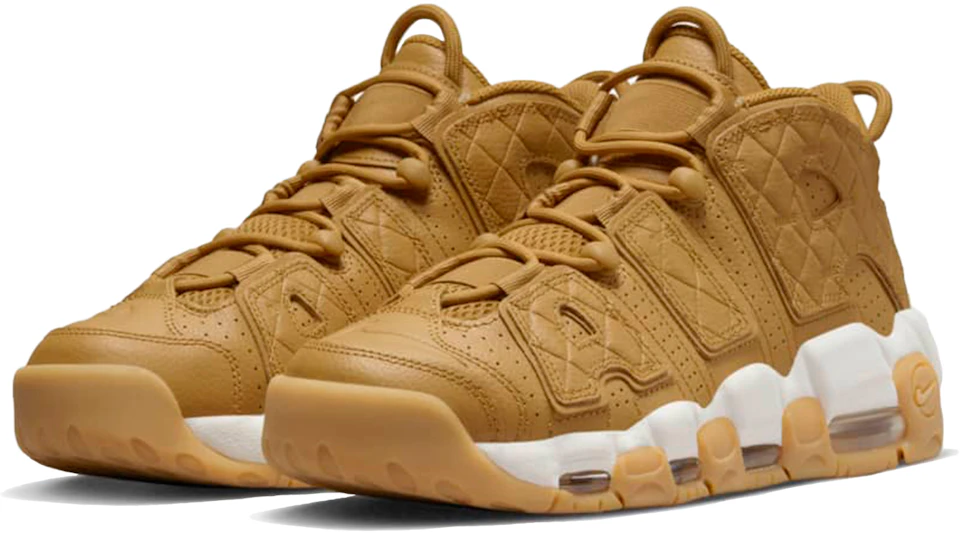 Nike Air Uptempo Quilted Wheat Gum Light Brown (W) - DX3375-700 -