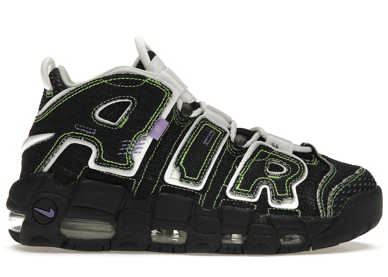 Air more uptempo clearance womens black and white