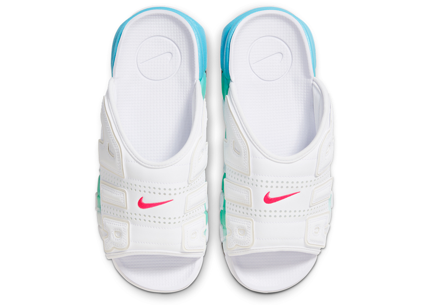 Nike Air More Uptempo Slide Aqua