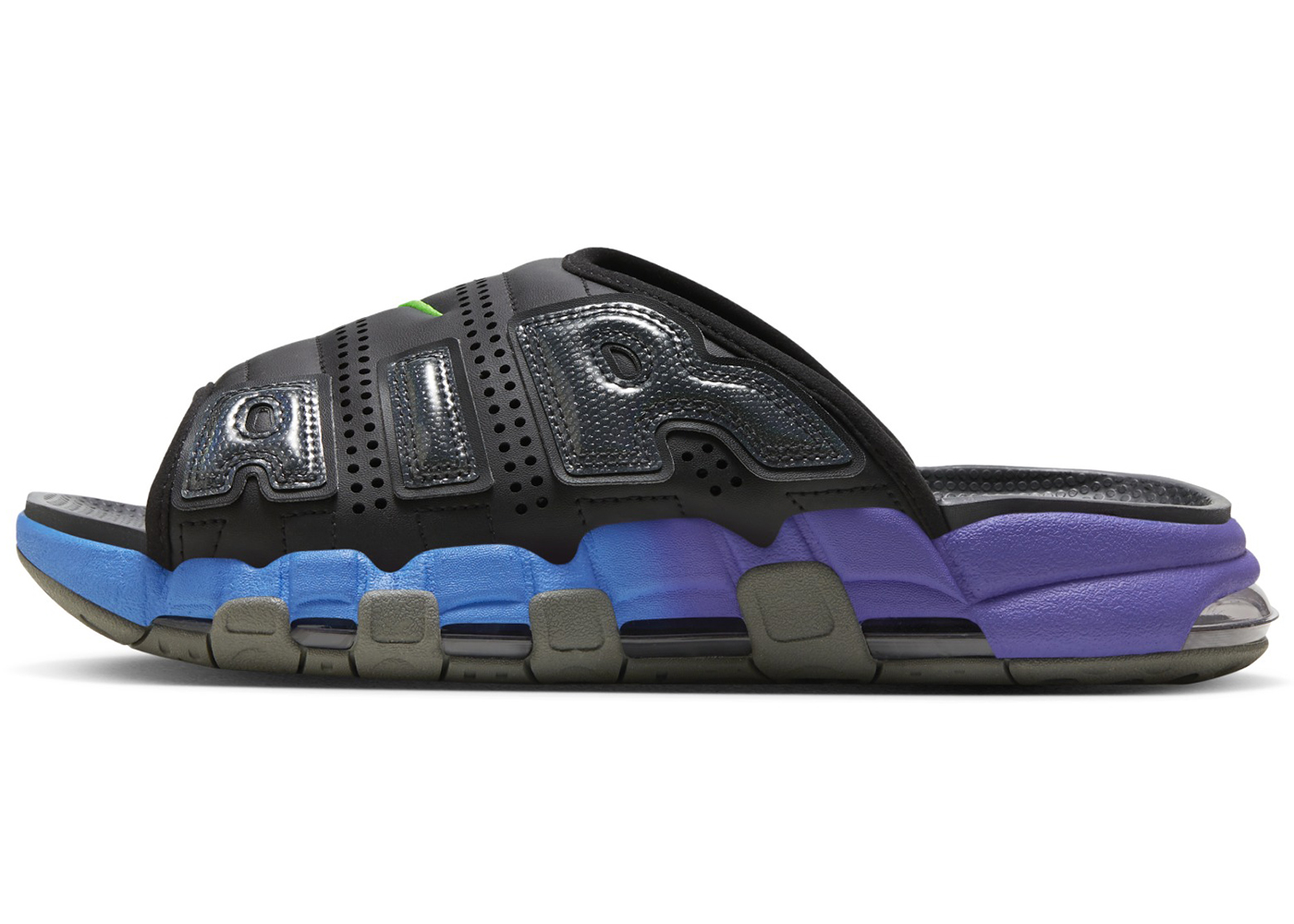 Nike Air More Uptempo Slide Blue Purple Gradient
